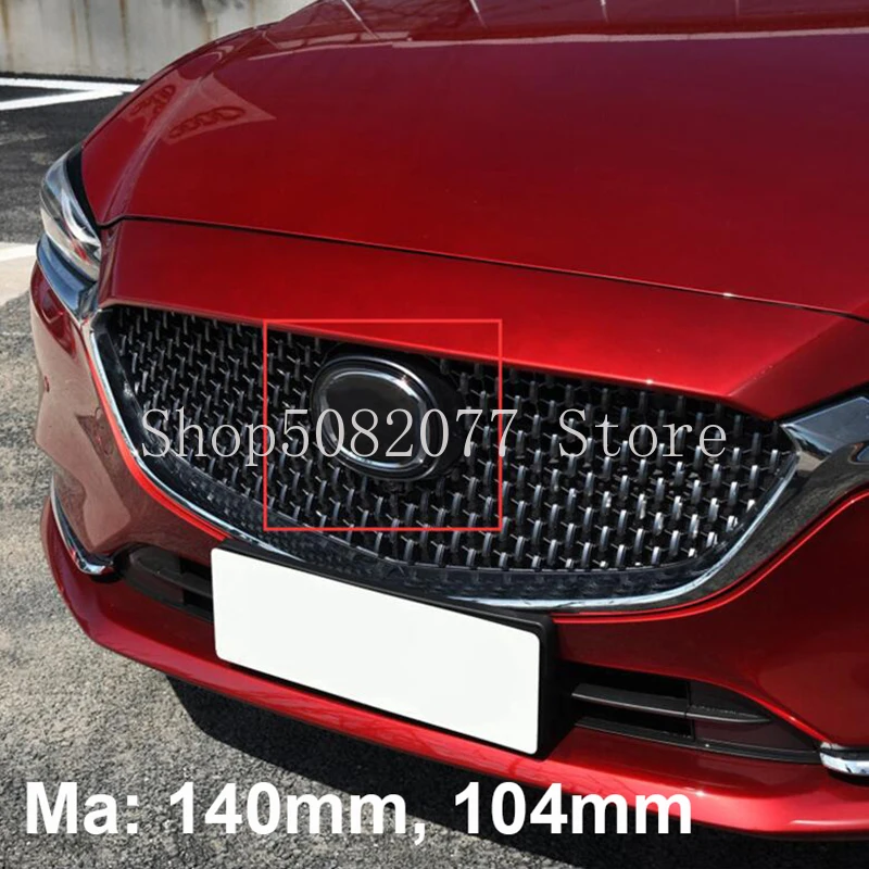 Однотонная зеркальная хромированная эмблема для Mazda Atenza M3 M5 M6 M7 Модифицированная