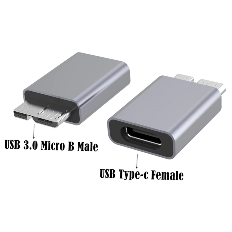 Micro B USB C 3.0 Male to Type Female Adapter Type-C USB3.0 Connector for External Hard Drive Disk HDD Cable | Компьютеры и офис