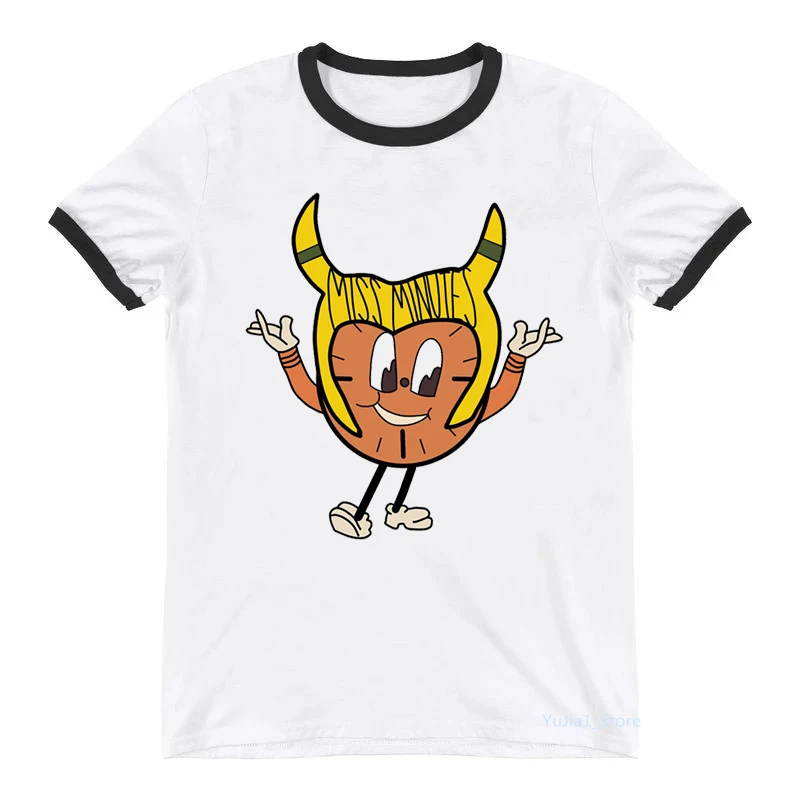 

Harajuku Kawaii Loki Cartoon Print T-Shirt Women'S Clothing 2021 God Of Mischief Tshirt Femme Superhero T Shirt Female Wholesale