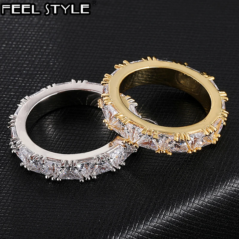 

Кольцо с квадратным фианитом, унисекс, 8-11 дюймов