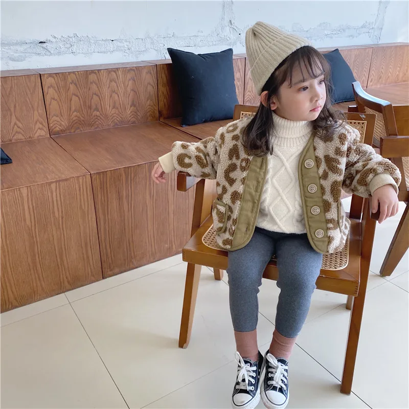 Новое поступление зимнее Детское пальто в Корейском стиле модная утолщенная