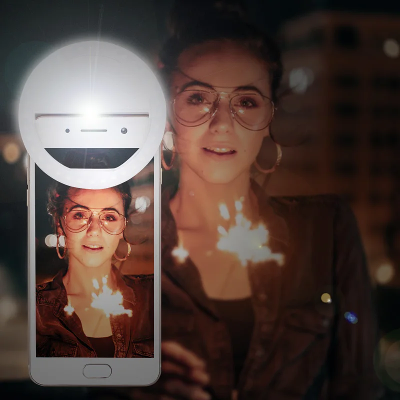 1/2 шт. универсальное светодиодное кольцо для селфи Lumiere портативное телефона