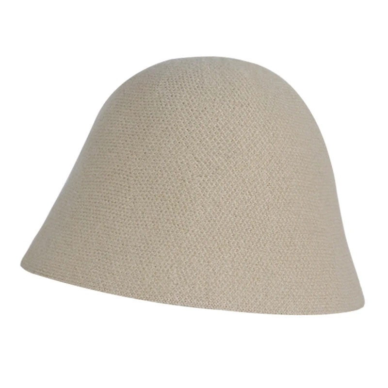 Новый стиль шерстяная вязаная Панама Дамская шапка уличная теплая защита ушей