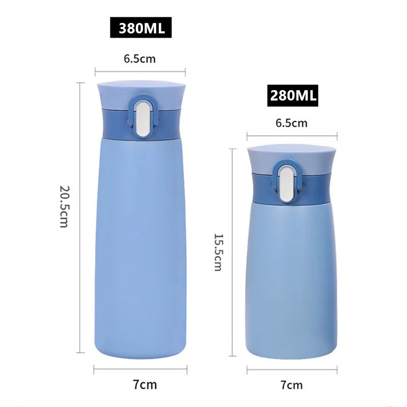 

Fashion Student Drop Resistant Cup Digital Thermos Coffee to Carry Water Bottle for Kids Glasses Cycling Hot Food Thermos Dining