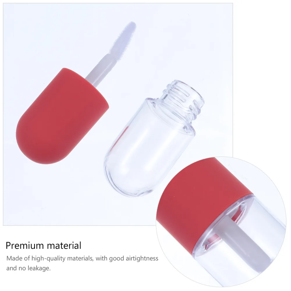 

10Pcs DIY 4.5ML Lip Gloss Tube Refillable Lip Balm Bottles Lip Gloss Container