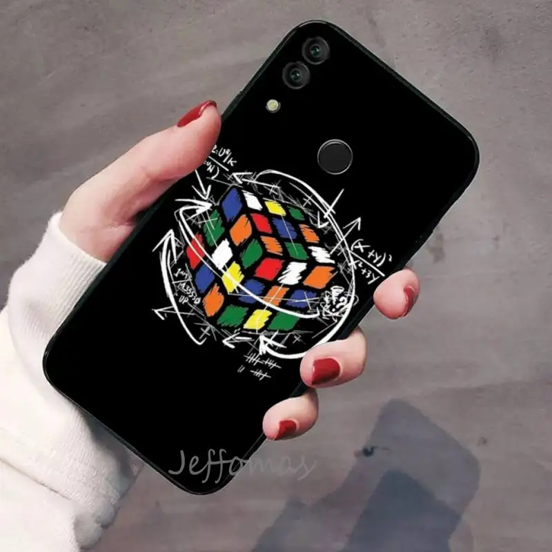 

Rubik's cube colorful Phone Case For Huawei Honor view 7a5.45inch 7c5.7inch 8x 8a 8c 9 9x 10 20 10i 20i lite pro Cover Funda
