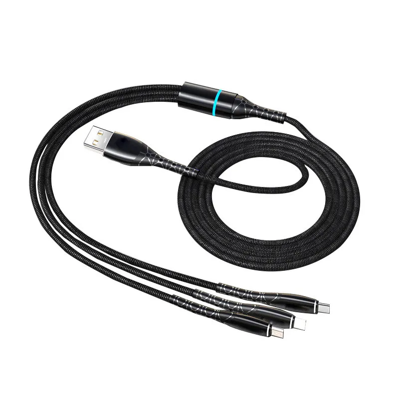 

ANNXIN USB Data Cable Accepts Private Customization Stylish and Portable Three in One High Quality Mobile Phone Charging Cable