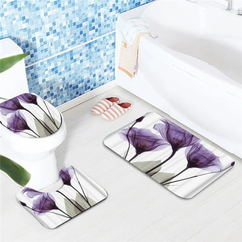 Водонепроницаемая занавеска для душа с принтом Tulips | Дом и сад