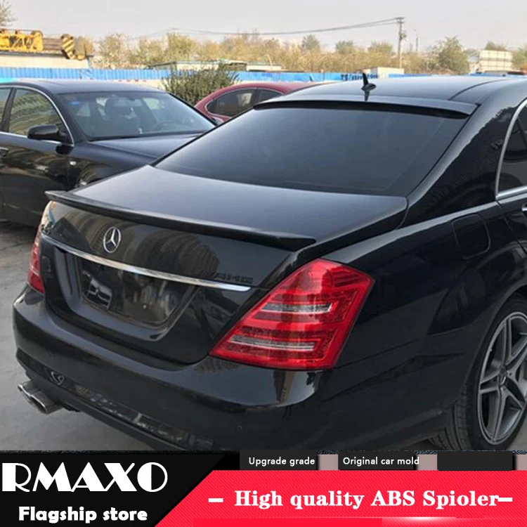 Спойлер для Mercedes Benz S series W221 S65 2014 2017 S300 S350 550ABS материал автомобильного заднего