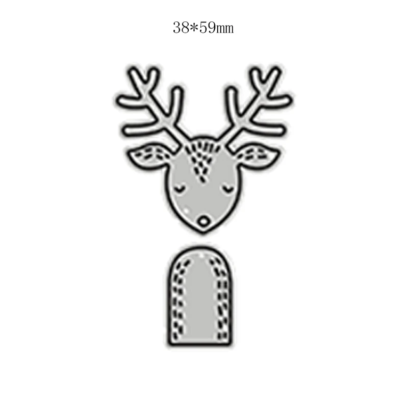 New Fawn Deer Animal Friends 2020 Metal Cutting Dies for DIY Scrapbooking and Card Making Decorative Embossing Craft No Stamps | Дом и сад