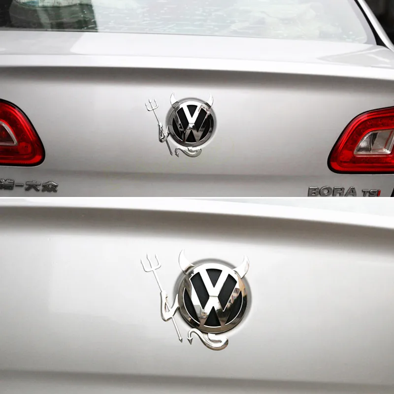 Забавные автомобильные наклейки Ангел Дьявол для bmw e87 skoda octavia audi a4 b8 fiat punto renault