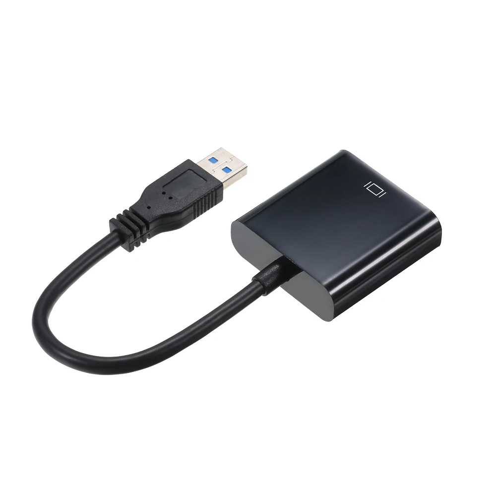 Кабель преобразователь USB3.0 в VGA мама 1080p для проектора ПК ноутбука|Компьютерные