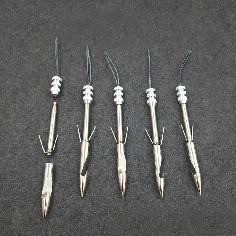 Рогатка из нержавеющей стали 6/12/20 шт. наконечник стрелы лук рыба стрельба