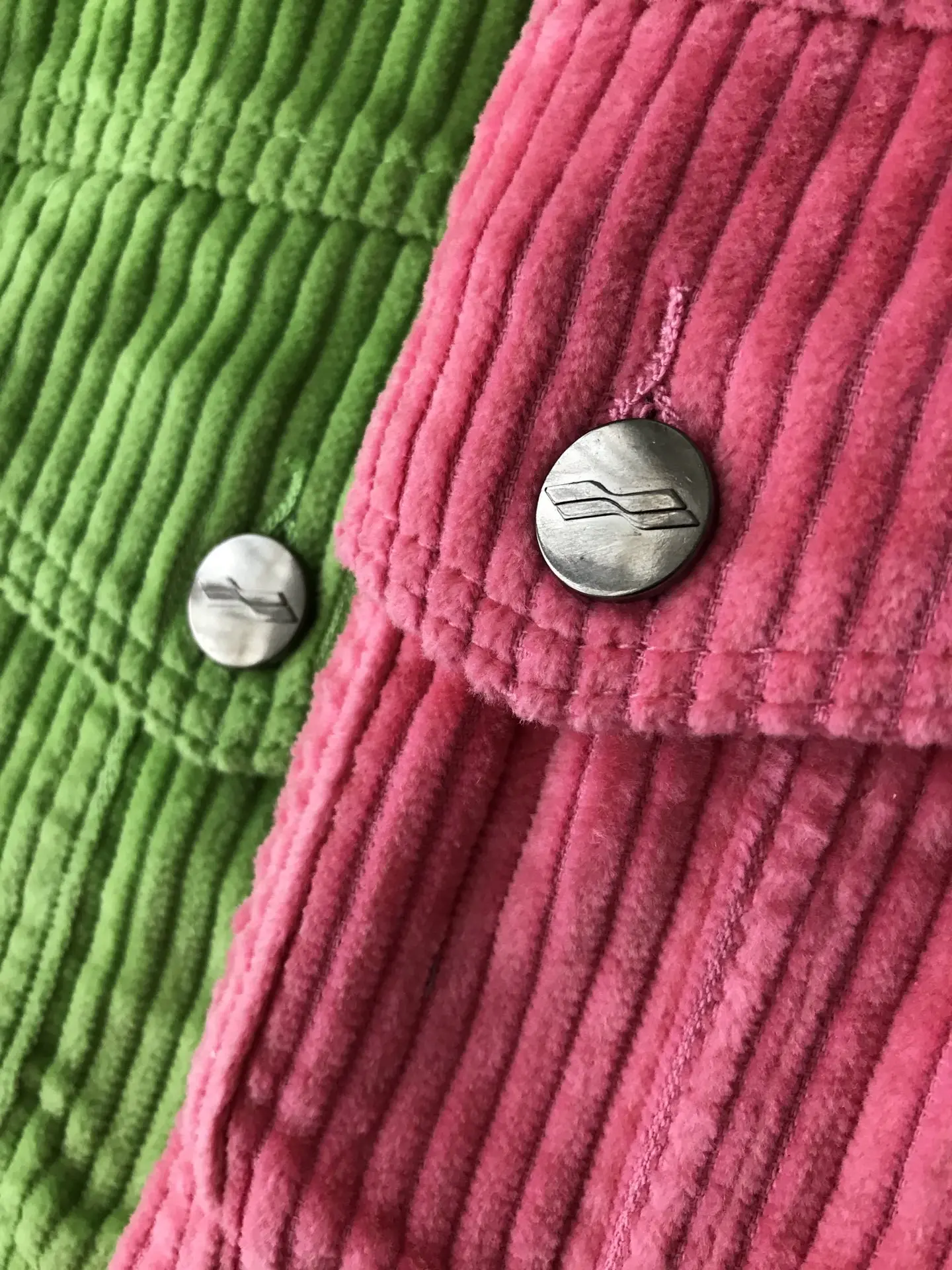 

New Style We11done 2021 Solid Color Corduroy Jacket Men Women Couple Jacket Oversized Hip-hop High Street Jacket