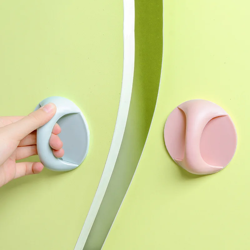 

Household adhesive multi-purpose glass closet door non punching toilet handle drawer handle door handle suction anti-collision