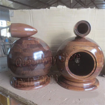 L-193 Hi-Fi пустой Динамик s шкафа черный орех натурального дерева 2 way круглый