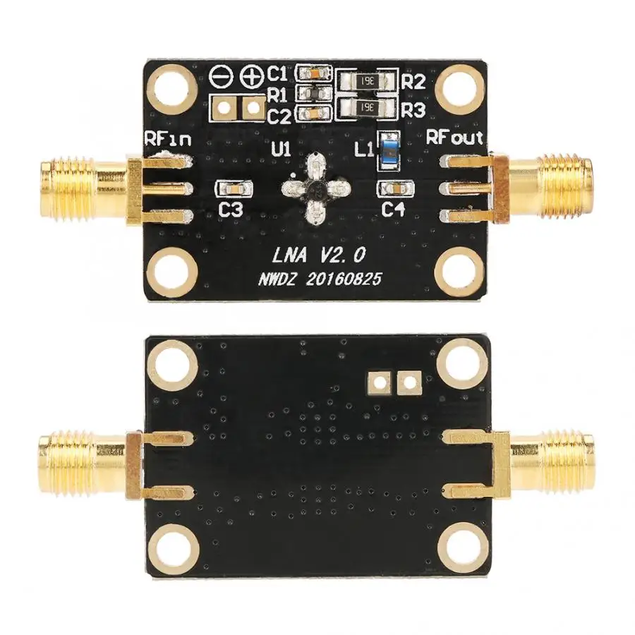 LNA малошумный 50K-4G с высоким коэффициентом усиления 25 дБ 0 8G Flatness RF усилитель |