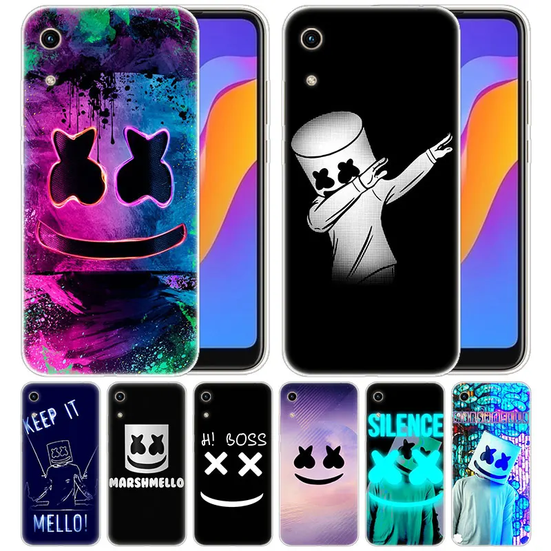 Роскошный силиконовый чехол DJ marshmallow для huawei Honor 9X 8A 7A 20 Pro 7X8X7 S 8S 8 9 10 Lite View 20 20i 10i Play Fashion Cover