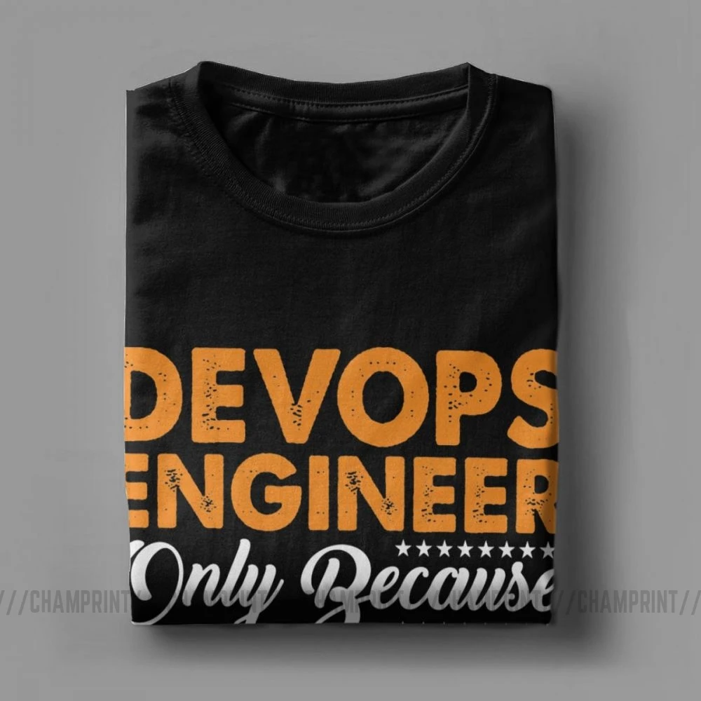 Футболки Devops инженер-это не фактическое название работы Забавный кодер