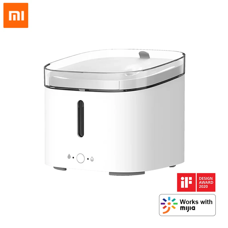 

Умный дозатор воды для домашних животных Xiaomi Mijia, циркуляция активного кислорода, четыре слоя, фильтрация, бесшумный дизайн, для умного соед...