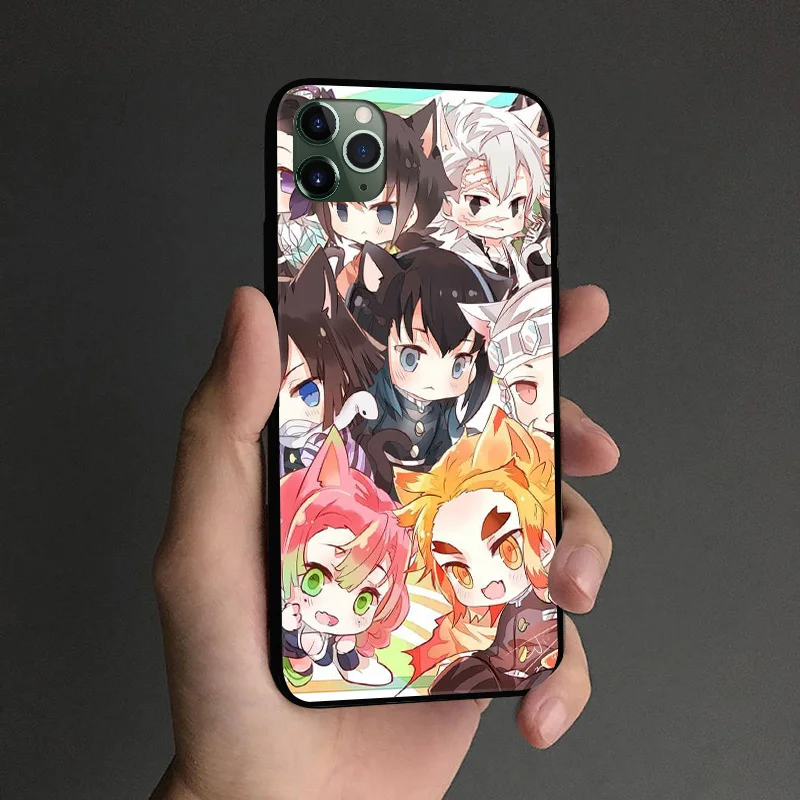 hashira kimetsu no yaiba phone case cover shell for iphone se 6s 7 8 plus x xr xs 11 pro max samsung s note 8 9 10 20 plus ultra free global shipping