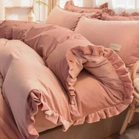 nordic luxury bedding set winter simple soft conforter king size twin bedroom bedding set juego de cama home textile db60cd