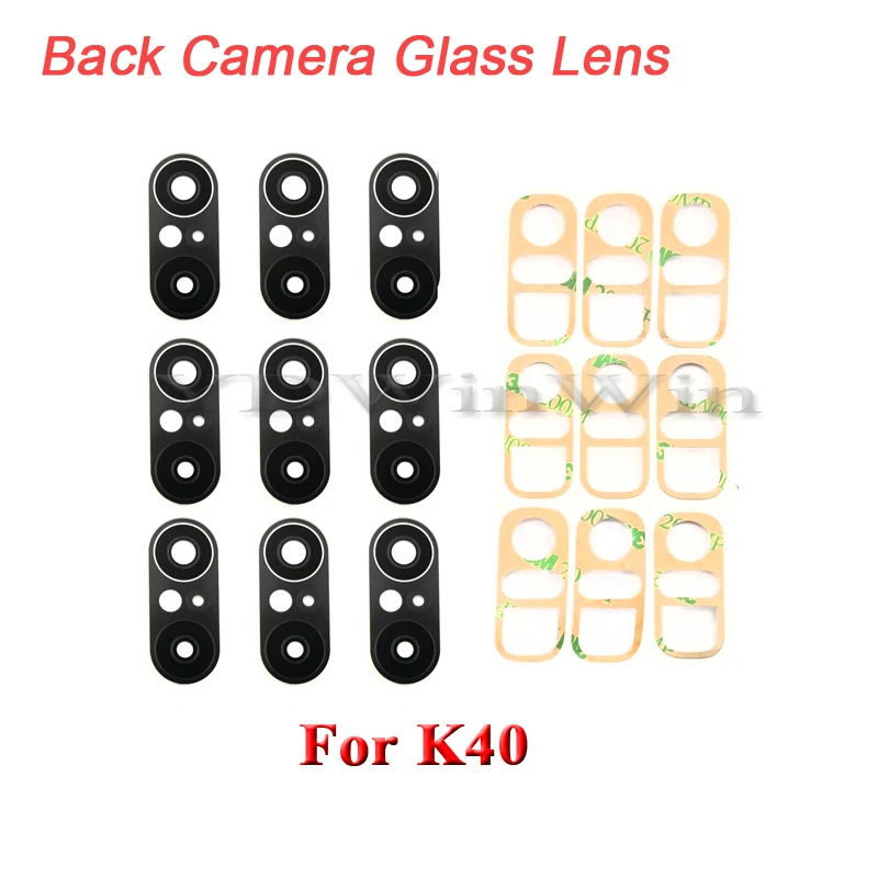 2 компл./лот задняя камера объектив с наклейкой стеклянная крышка Замена для Xiaomi