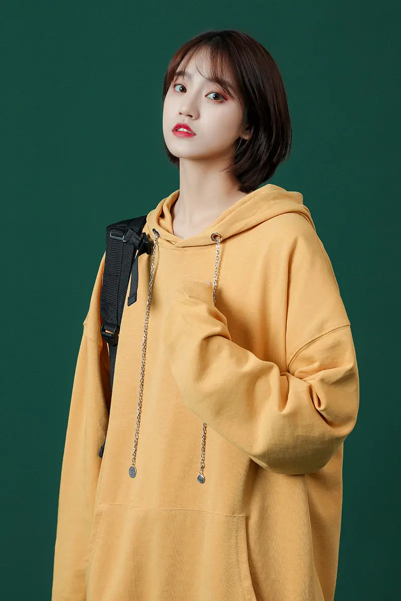 

Hoodies Women New Arrivals Loose And Versatile Hooded Zipper Sweater Cardigan Coat Sweatshirt Time Limited