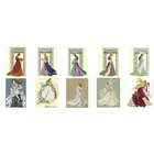 Вышивка крестом снежное дерево Пейзаж хлопковая нить живопись DIY наборы для рукоделия 14CT девушки