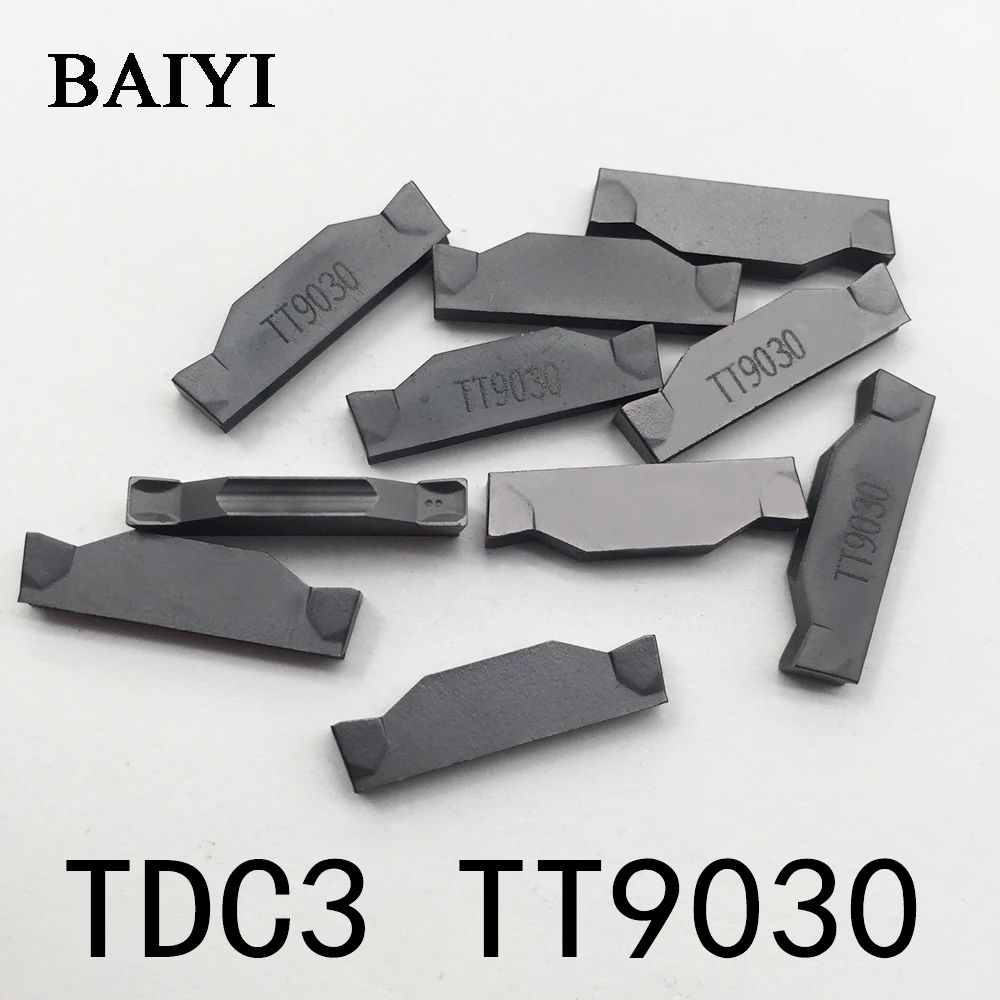 

Токарный резец с ЧПУ TDC3 TT9030/TT9080, твердосплавная вставка для пазов, твердосплавные пластины, токарные инструменты для токарного станка с ЧПУ,...