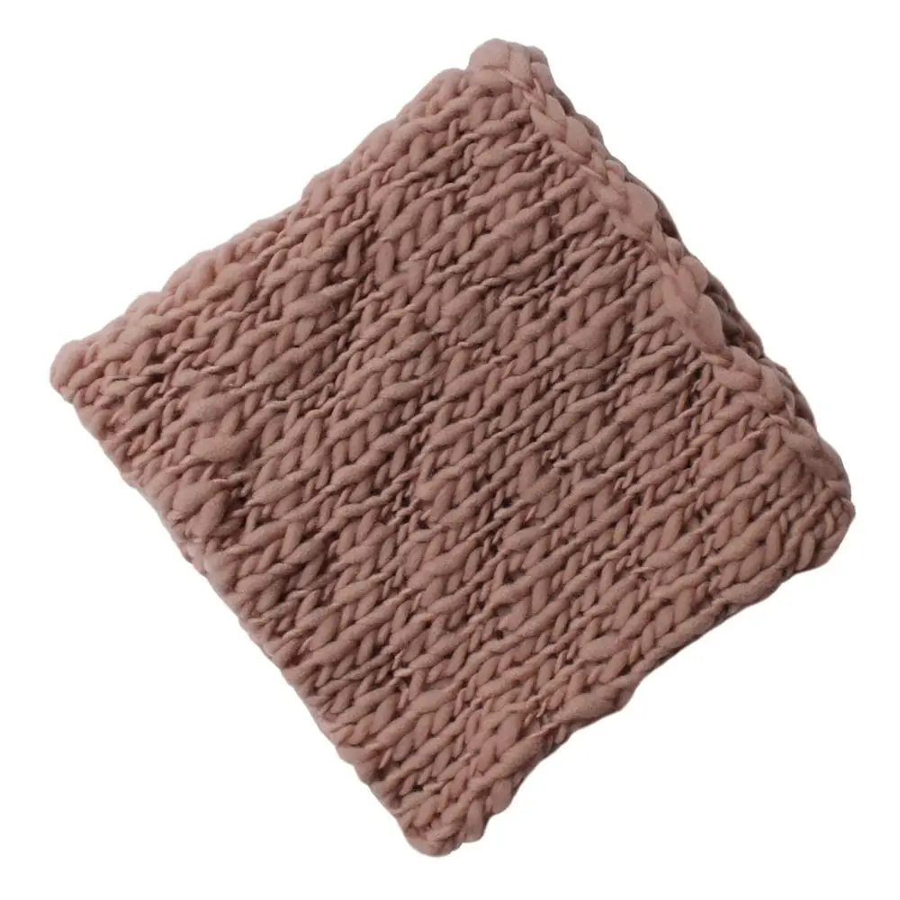 

Newborn Infant Photography Cheap Wraps Knitted Baby Boys Girls Photo Props Strong Stretch Bold Square Blanket