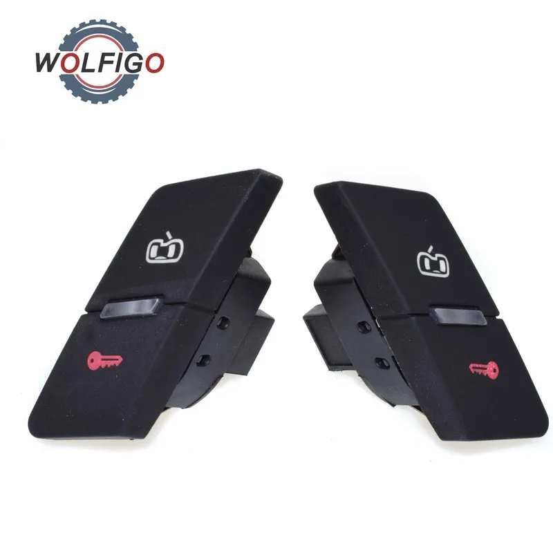 2 шт. кнопки переключения дверного замка для Audi A6 S6 C6 RS6 Allroad Quattro 4F1962107