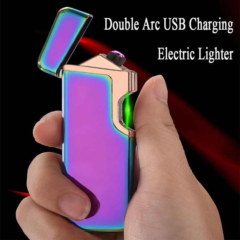 

Электрические зажигалки с зарядкой от USB, гаджеты для курения для мужчин, плазменная свеча, кухонная зажигалка, аксессуары для курения, пода...