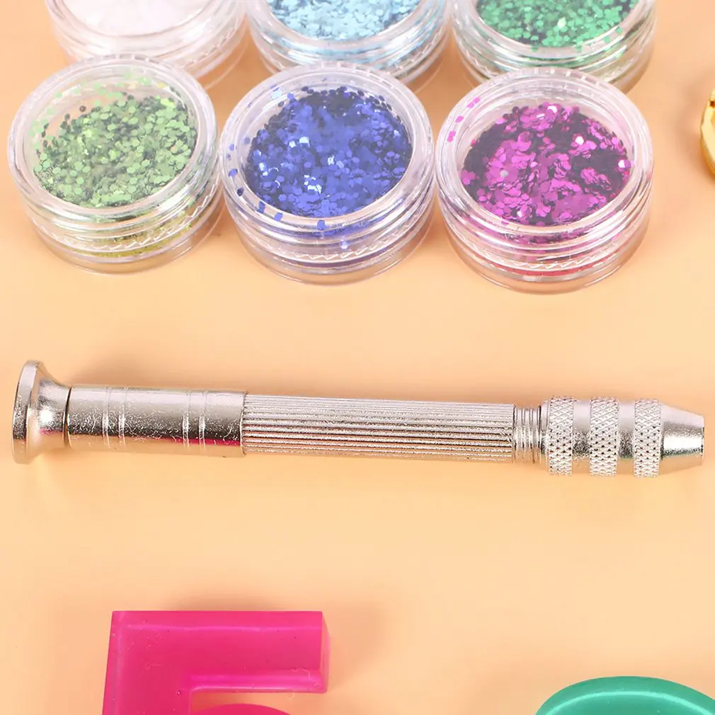

DIY Crystal Drop Glue Capital Alphanumeric Set Pendant Jewelry Mold Jewelry Accessories Combination Set