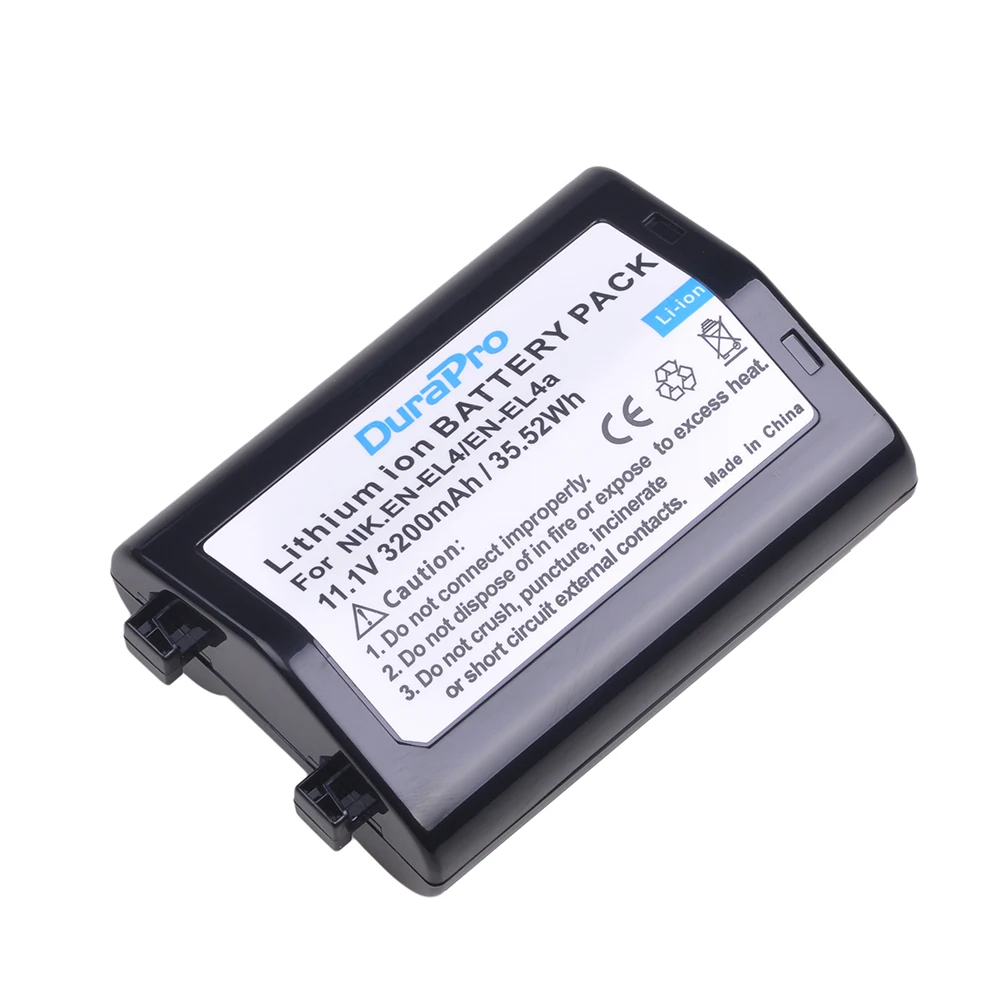 3200mAh EN-EL4 EN EL4 EN-EL4a ENEL4a Battery for Nikon D3 D3S D2Z D2H D2Hs D2X D2Xs D3X F6