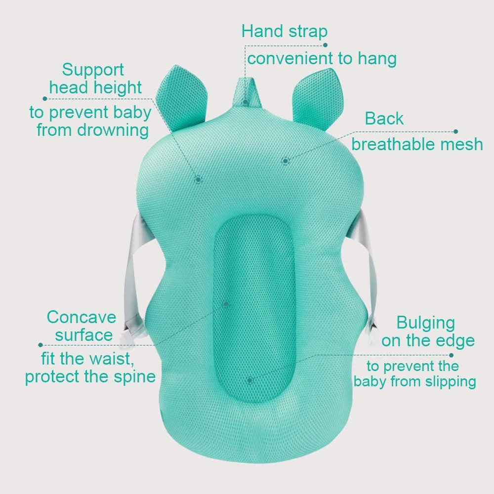 Безопасная подушка для ванны новорожденных переносная безопасности сна