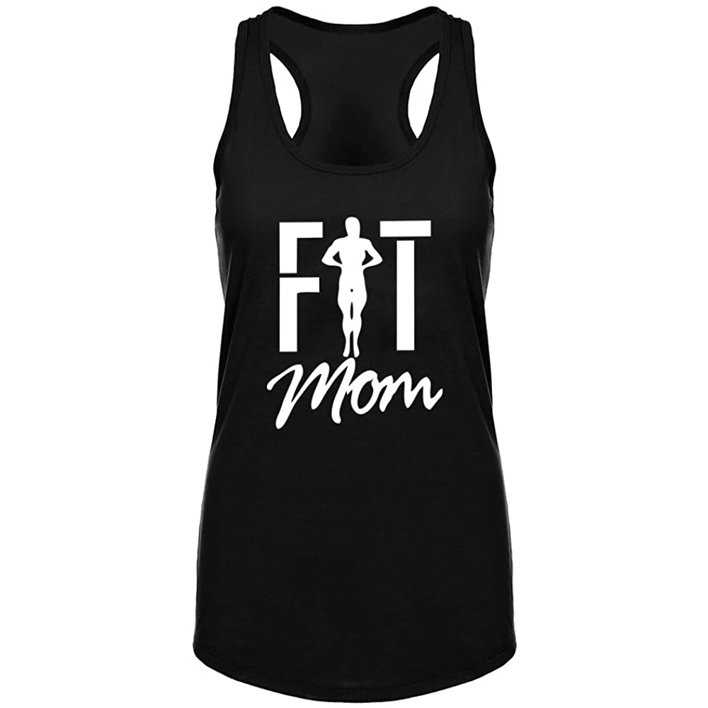 Женская майка Lyprerazy для тренировок в тренажерном зале мам с принтом виде