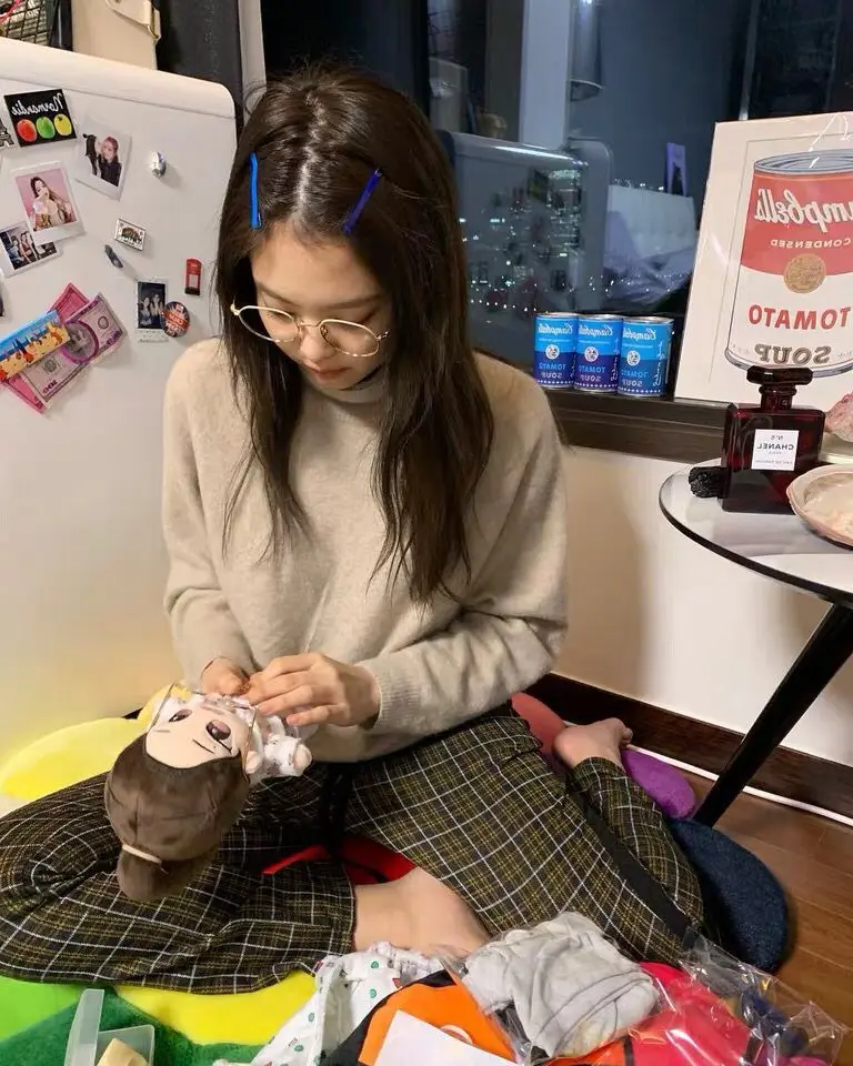 Kpop Blackpink Jennie same корейские Серые вязаные толстовки с высоким воротником женская уличная Толстовка Harajuku Осенняя теплая одежда