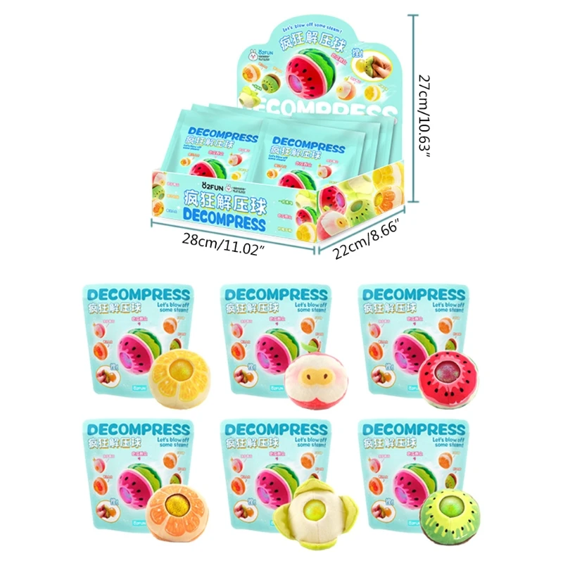 

Dropshipping Decompression Toy Sensory Fidget Interactive Plush Doll Novelty Gift for Office Autism Stress Relieve Girls Favor