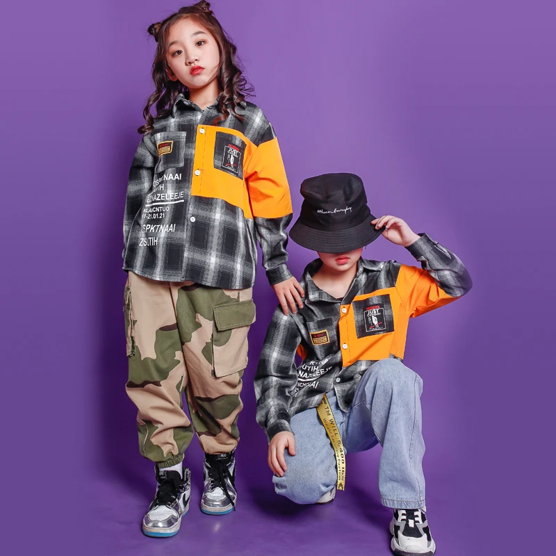 Детская яркая куртка для Бальных комнат камуфляжные брюки танцевальная одежда