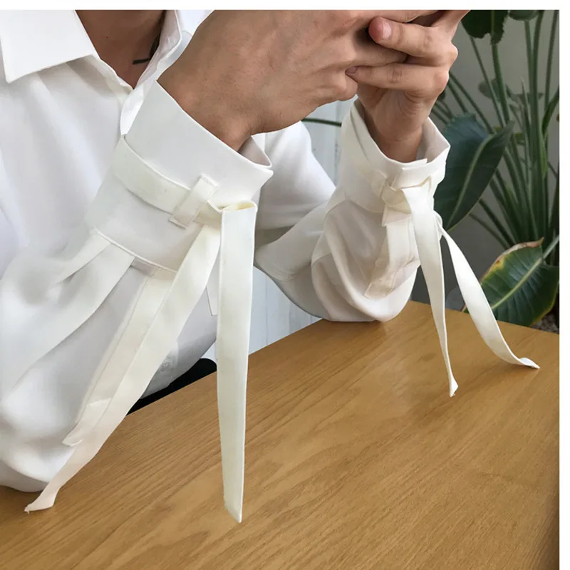 Мужская одежда IEFB новинка весны 2021 модная белая и красная рубашка мужские