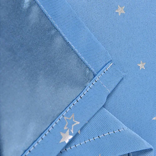 blue Star Pattern Thermal Door Curtains Blackout Cloth Curtain Grommet Top 5 Colors for Bathroom Kitchen Bedroom Door Balcony DW1233 - Цвет: blue