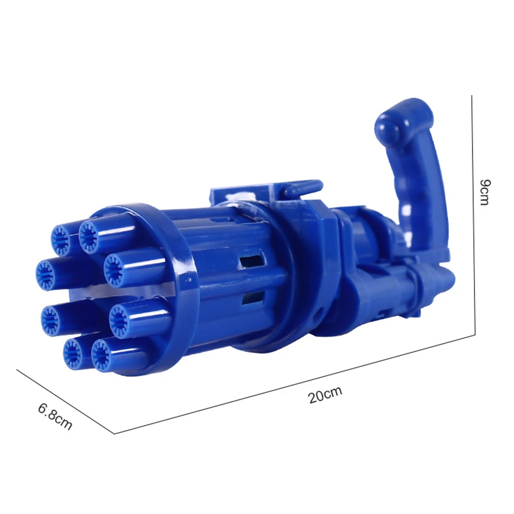 

Kid Automatic Gatling Bubble Gun Toy Summer Soap Water Bubble Machine 2-In-1 Electric Bubble Machine For Bubble Machine Gift Toy