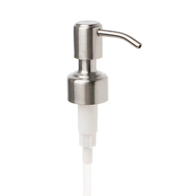 

Stainless Steel Liquid Soap Dispenser Nozzle 12 OZ Hand Lotion Pump Fitting Q1QC