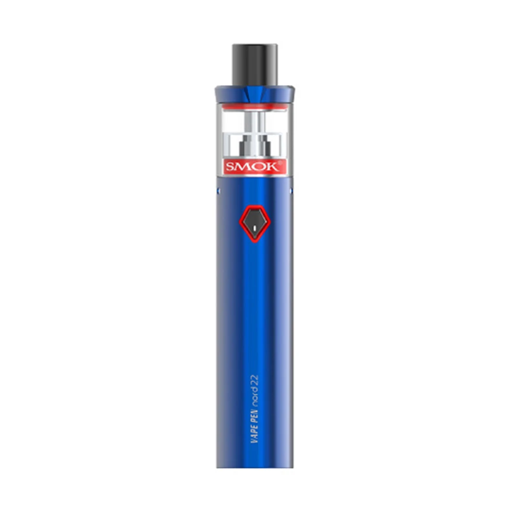 Smok Nord AIO 22 комплект 2000 мАч батарея 3 5 мл бак с Mesh 0.6ohm и обычной 1.4ohm катушки