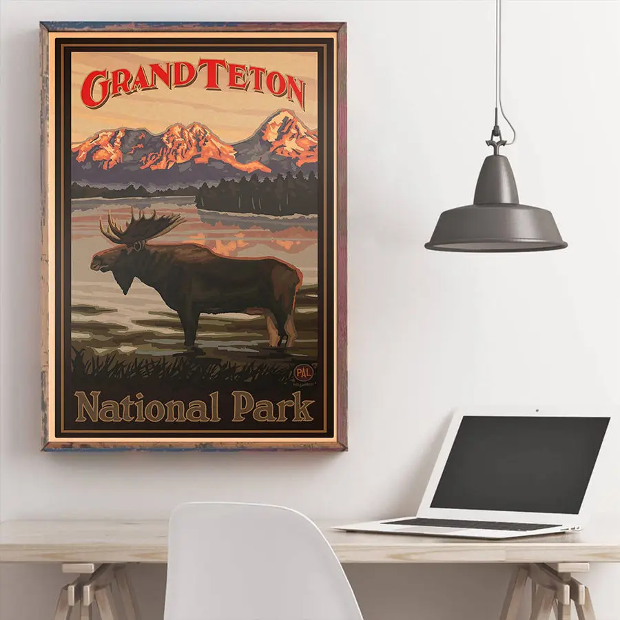 Постер для путешествий в городе красивая Настенная Наклейка с изображением