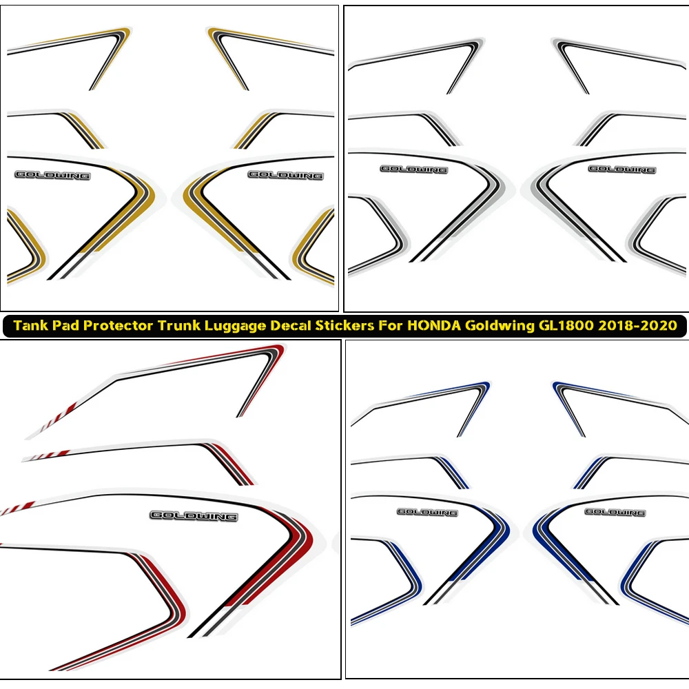 

Motorcycle Touring Graphic Sticker Decal Kit Case For HONDAGoldwing GL1800 GL 1800 F6B 2018-2020 2019 Decal Stickers