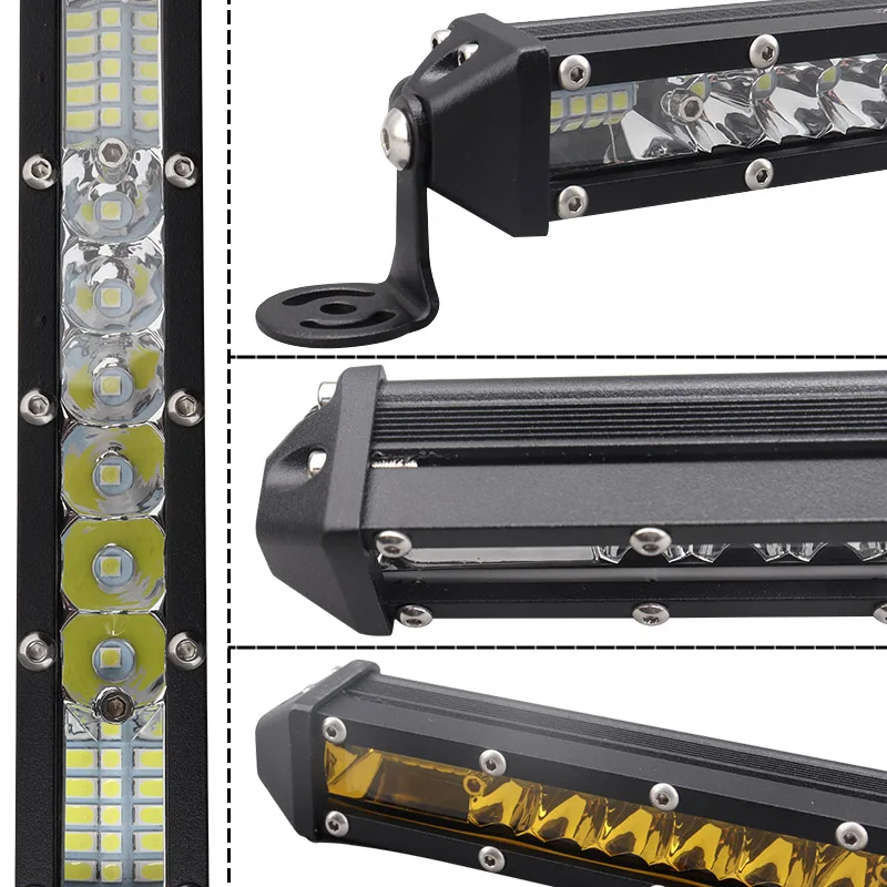 Светодиодсветильник балка 12 В 24 автомобильные ходовые огни 7-дюймовые