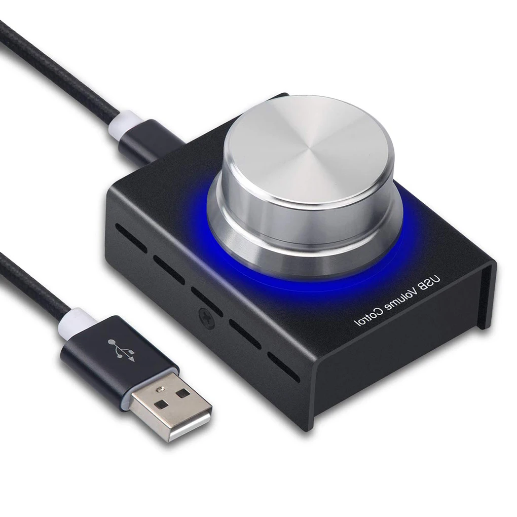 USB ручка управления громкостью, металлический регулятор громкости звука, USB кабель, один ключ, регулятор громкости, USB тюнер