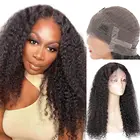 RXY перуанские волосы парик из бразильских курчавых, 360 целой кружевой парик предварительно собранные человеческие волосы с волосами младенца 250 плотность Синтетические волосы на кружеве парики человеческих волос Remy